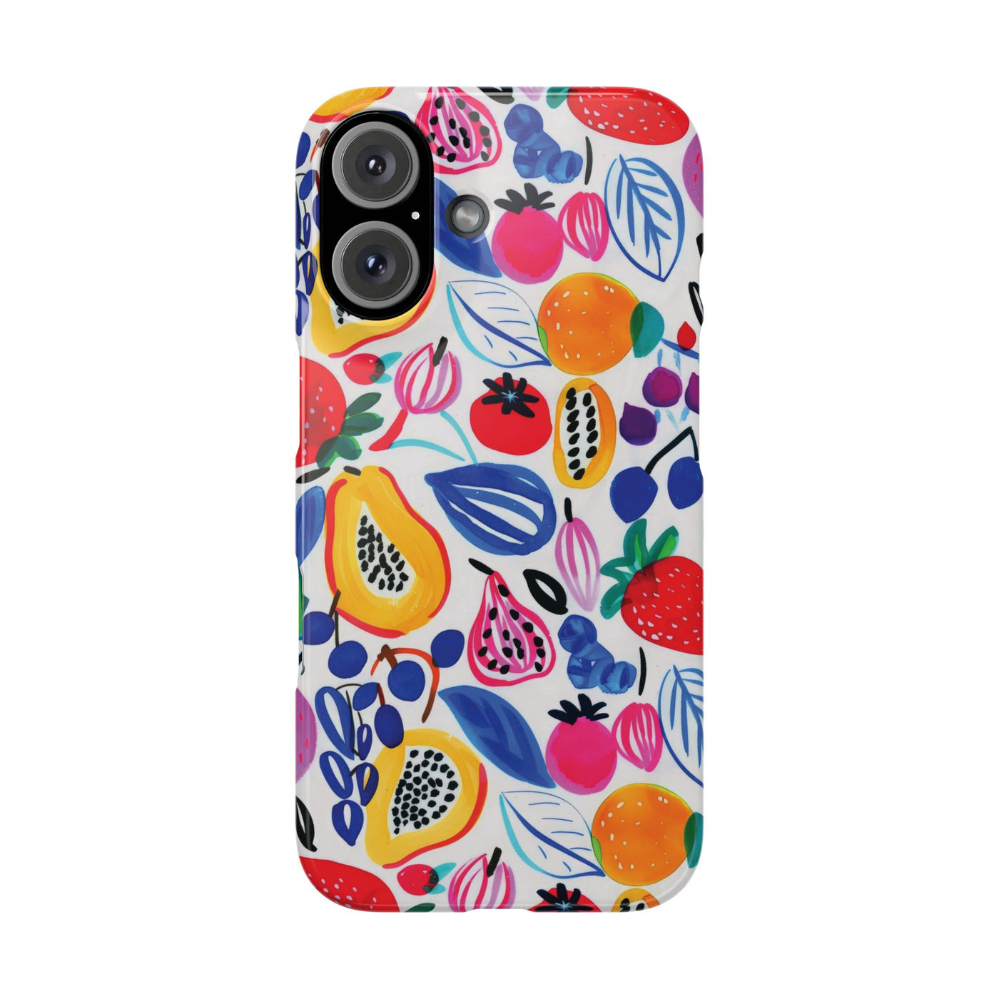 Snap Summer Fruit Gift for Her Cute Phone Cases for Samsung Galaxy S24, S23, S22, S21, S20, Plus, Ultra, Iphone 16, 15, 14, Pro and Max