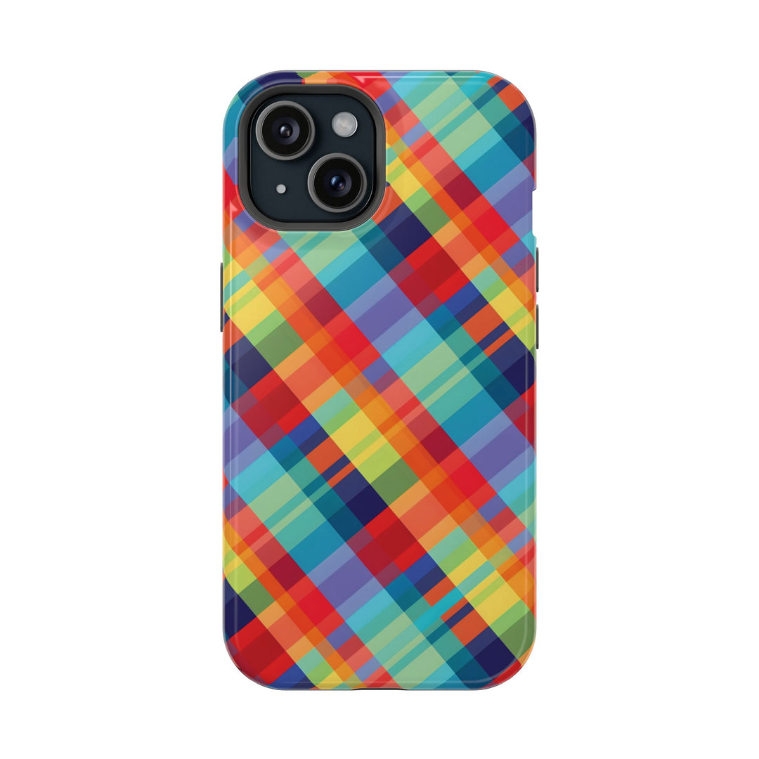 Checkered Plaid Magsafe Gift for Her Cute Phone Case for Iphone, | iPhone 16 | iPhone 15 Pro Max, Iphone 14 Pro Max, 13 12 11 10 9 8 7 - Studio40ParkLane