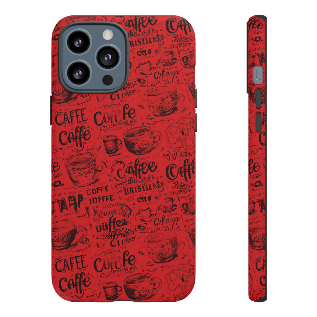 Cute IPhone Case | Red Black Coffee, iPhone 15 Case | iPhone 15 Pro Case, Iphone 14 Case, Iphone 14 Pro Max Case, Protective Iphone Case - Studio40ParkLane