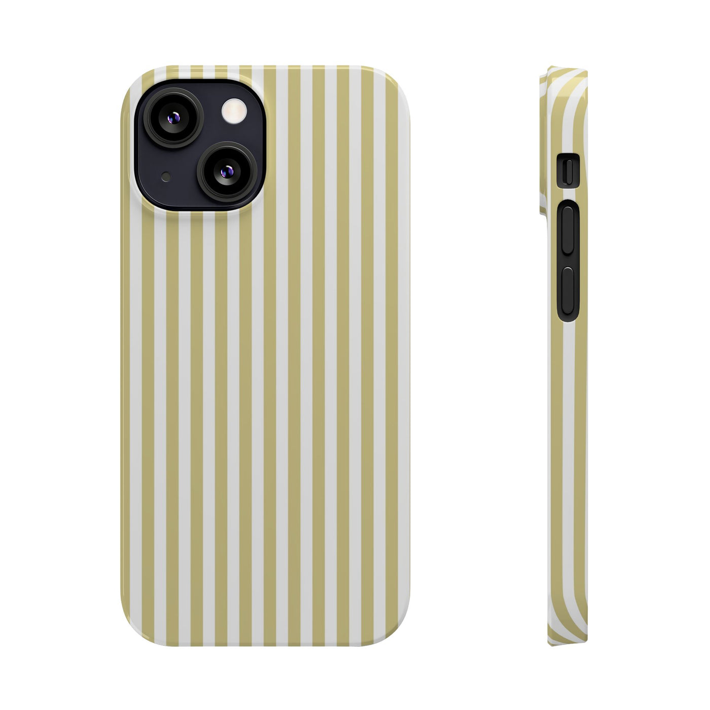 Slim Soft Yellow Striped Cute Phone Case for Iphone 16 - | iPhone 15 Pro Max Case | iPhone 14 Case Iphone 13 12 11 10 9 8 7 XS Gift for Her - Studio40ParkLane