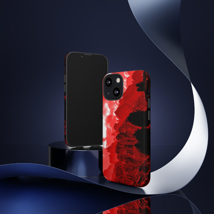 Cute IPhone Case | iPhone 15 Case | iPhone 15 Pro Max Case, Iphone 14 Case, Iphone 14 Pro Max Case IPhone Case for Art Lovers - Red Mountains - Studio40ParkLane