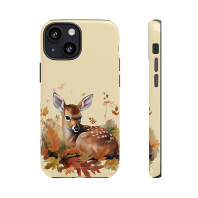 Autumn Fall Deer Gift for Her Cute Phone Case for, Samsung Galaxy S24, S23, S22, S21, IPhone 16 Case | Iphone 15, Iphone 14, IPhone 13 Case