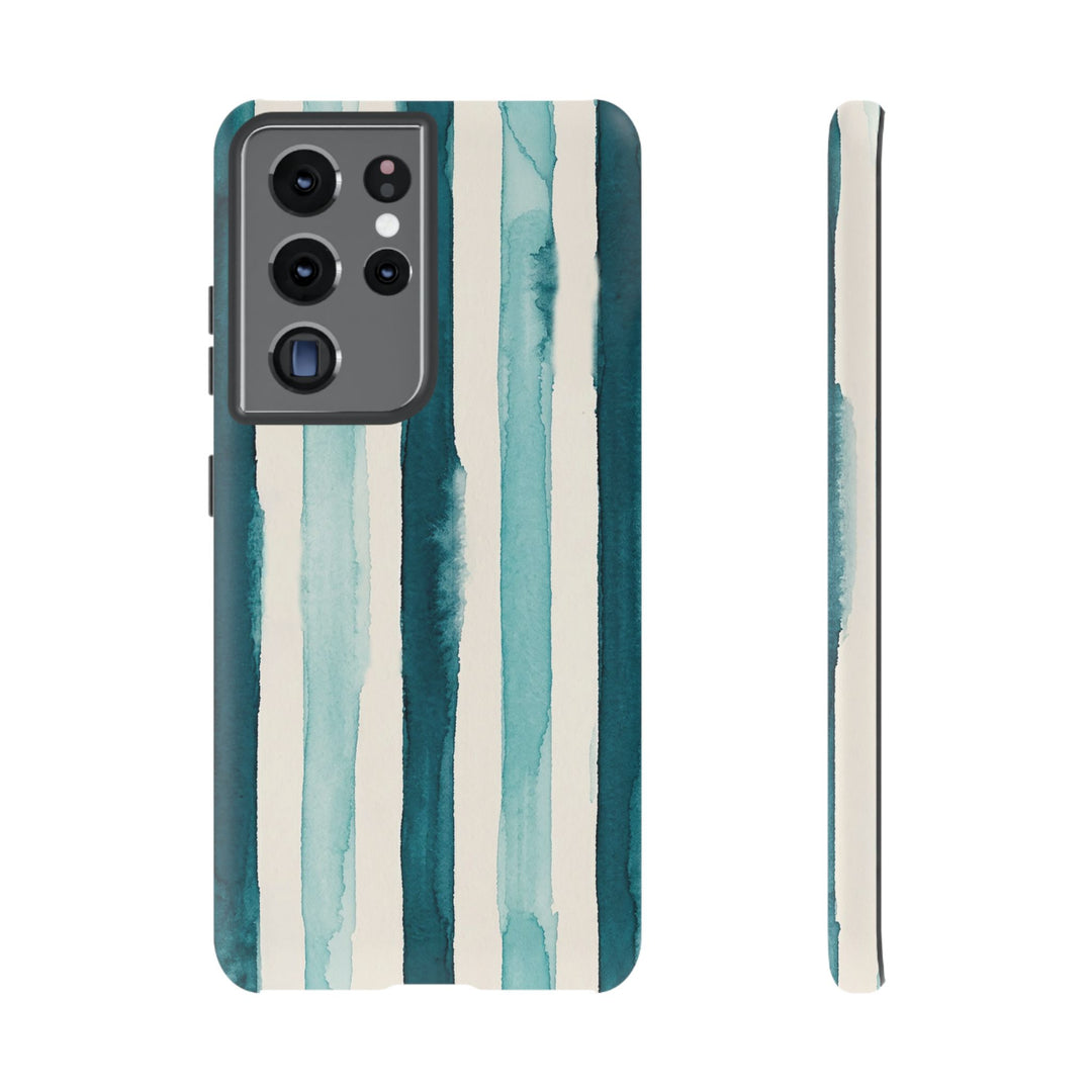 Tough Cute Green Stripes Phone Case, for IPhone 17 Pro Max | Iphone 17 Air, Iphone 16, IPhone 15, 14 13 12, Samsung Galaxy S26, S25, S24, S23