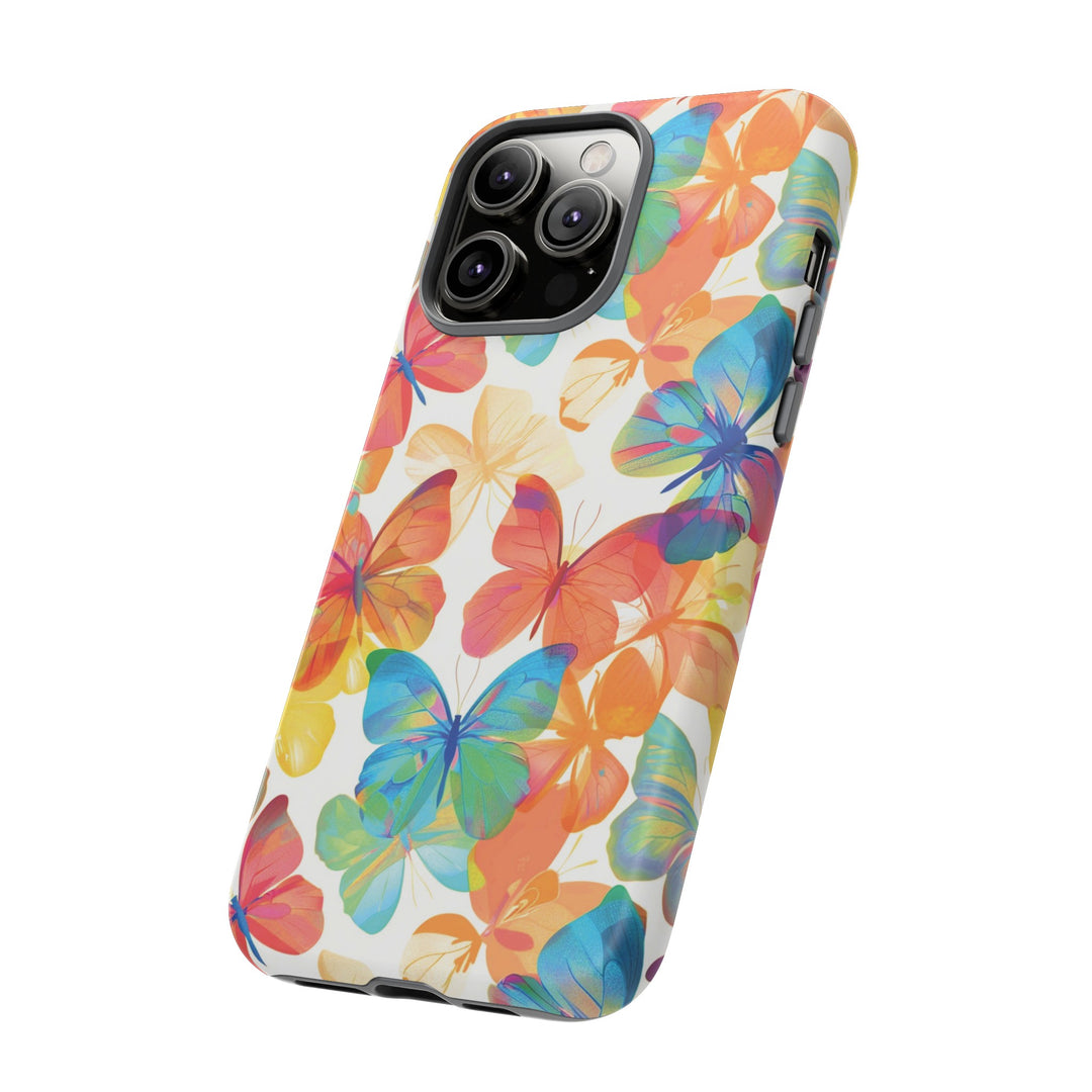 Cute Samsung Case | Cool Iphone Case | Summer Bright Butterflies, Samsung S24, S23, S22, S21, IPhone 15 Case | Iphone 14 Case, Iphone 13 Case - Studio40ParkLane