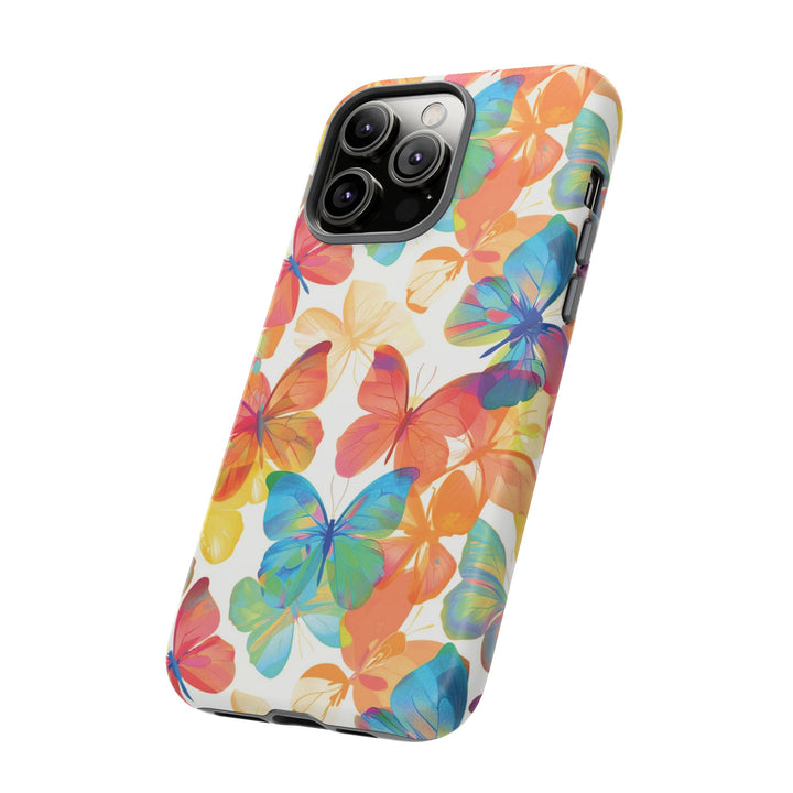 Cute Samsung Case | Cool Iphone Case | Summer Bright Butterflies, Samsung S24, S23, S22, S21, IPhone 15 Case | Iphone 14 Case, Iphone 13 Case - Studio40ParkLane