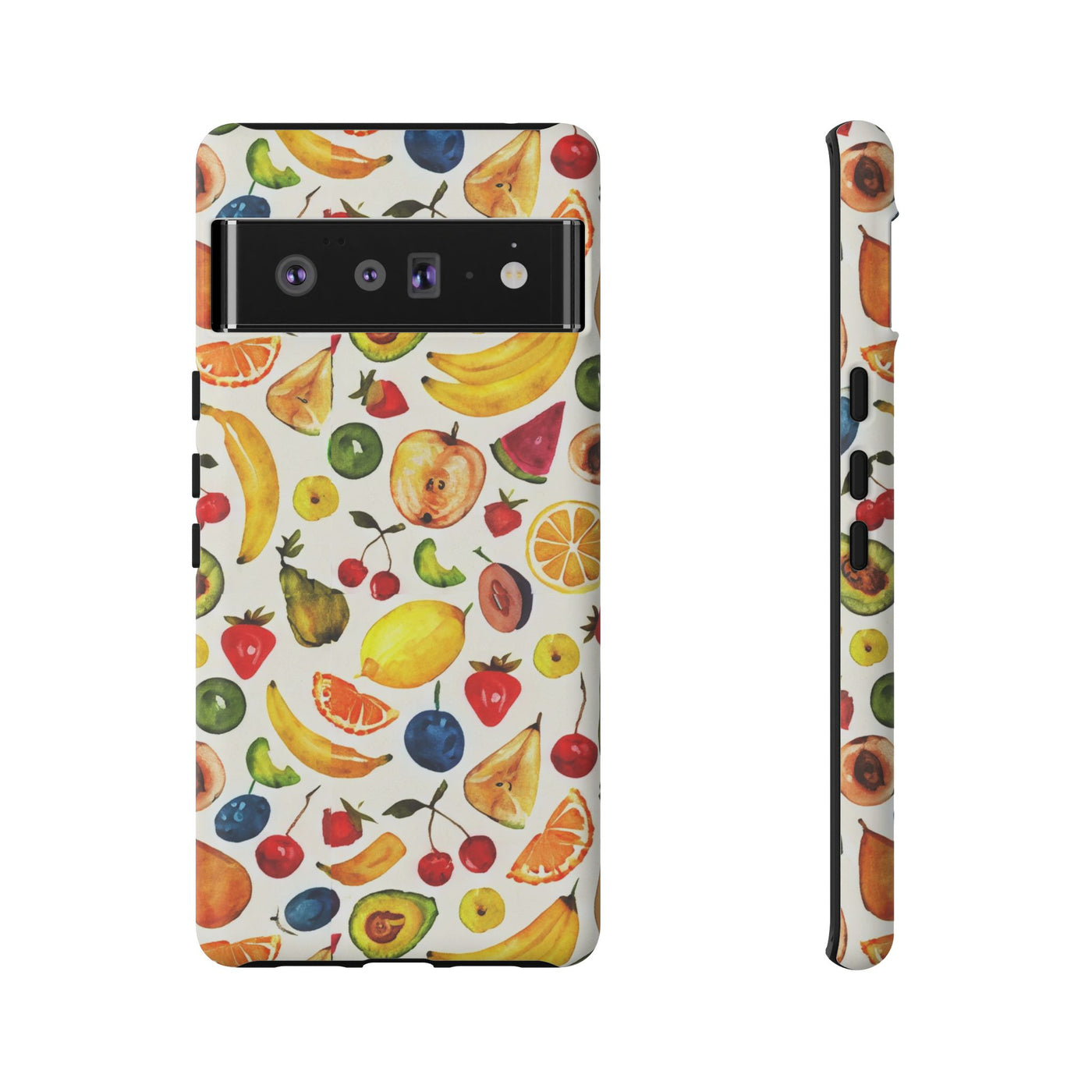 Impact Resistant, Mixed Fruits, Cute Phone Cases for Samsung S24, S23, S22, S21, IPhone 15 pro Iphone 14 pro Iphone 13 IPhone 12 Iphone 11