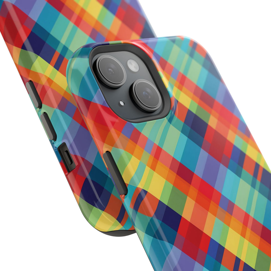 Checkered Plaid Magsafe Gift for Her Cute Phone Case for Iphone, | iPhone 16 | iPhone 15 Pro Max, Iphone 14 Pro Max, 13 12 11 10 9 8 7 - Studio40ParkLane
