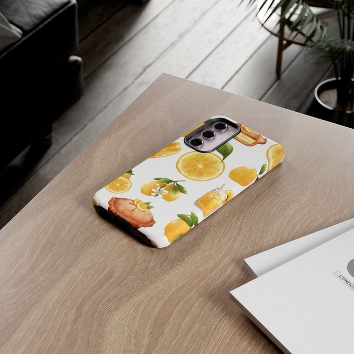 Impact Resistant, Lemon Fruit Pie, Cute Phone Cases for Samsung S24, S23, S22, S21, IPhone 15 pro Iphone 14 pro Iphone 13 IPhone 12 Iphone 11 - Studio40ParkLane