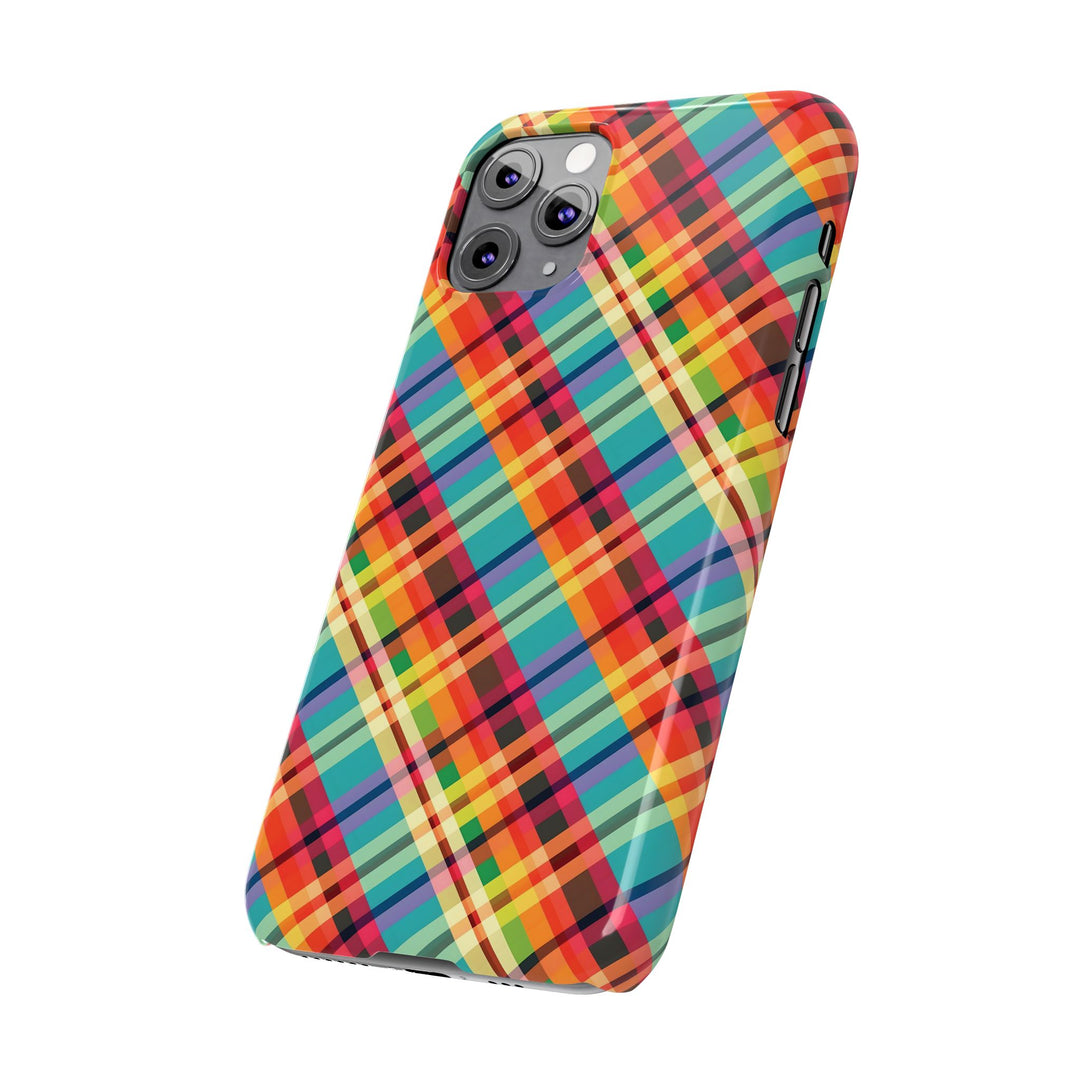 Slim Checkered Plaid Gift for Her Cute Phone Cases for Iphone 16 Pro Max | iPhone 15 Case | iPhone 15 Pro Max Case, Iphone 14, 13, 12, 11, 10, 8, 7 - Studio40ParkLane