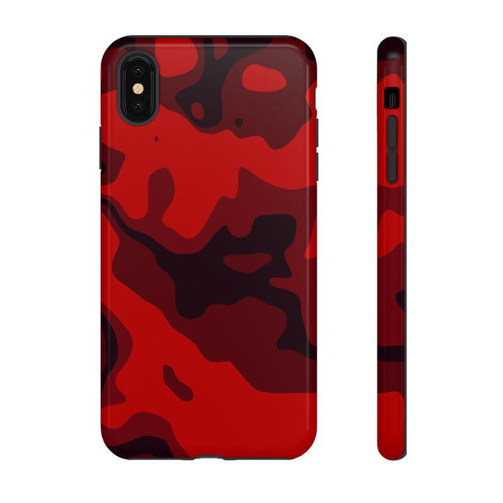 Cute IPhone Case | iPhone 15 Case | iPhone 15 Pro Max Case, Iphone 14 Case, Iphone 14 Pro Max Case IPhone Case for Art Lovers - Red Camo - Studio40ParkLane