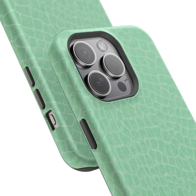 Non Leather Mint Color Pattern Magsafe Cute Phone Case for Iphone Gift for Her, | iPhone 15 Case | iPhone 15 Pro Max Case, Iphone 14, Iphone 14 Pro Max, Iphone 13, Iphone 16 - Studio40ParkLane