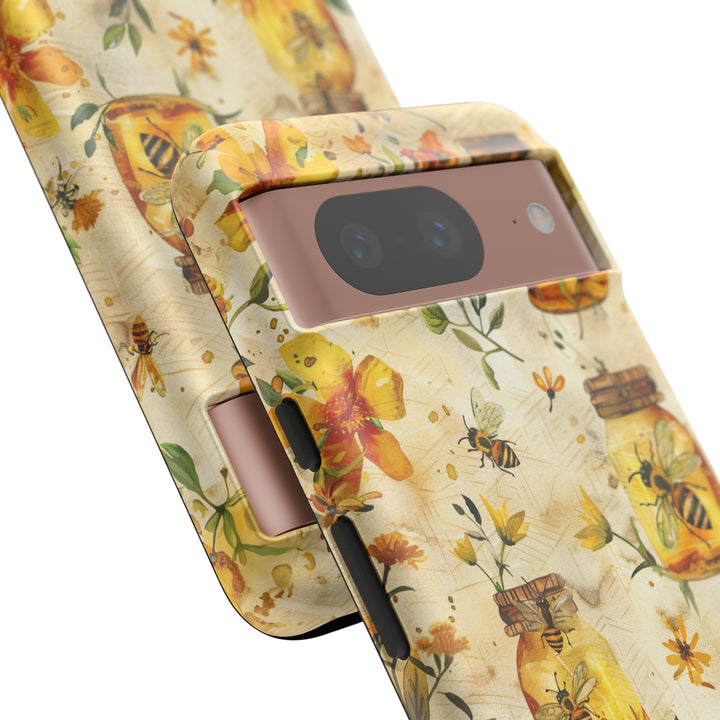 Impact Resistant, Honey Bees, Cute Phone Cases for Samsung S24, S23, S22, S21, IPhone 15 pro Iphone 14 pro Iphone 13 IPhone 12 Iphone 11 - Studio40ParkLane