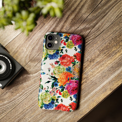 Slim Spring Flowers Gift for Her Cute Phone Cases for Iphone 16 Pro Max | iPhone 15 Case | iPhone 15 Pro Max Case, Iphone 14, 13, 12, 11, 10, 8, 7 - Studio40ParkLane