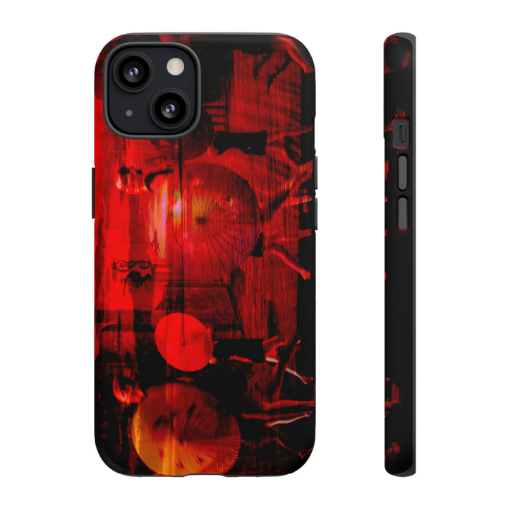 Cute IPhone Case | iPhone 15 Case | iPhone 15 Pro Max Case, Iphone 14 Case, Iphone 14 Pro Max Case IPhone Case for Art Lovers, Sunset Dance Red - Studio40ParkLane