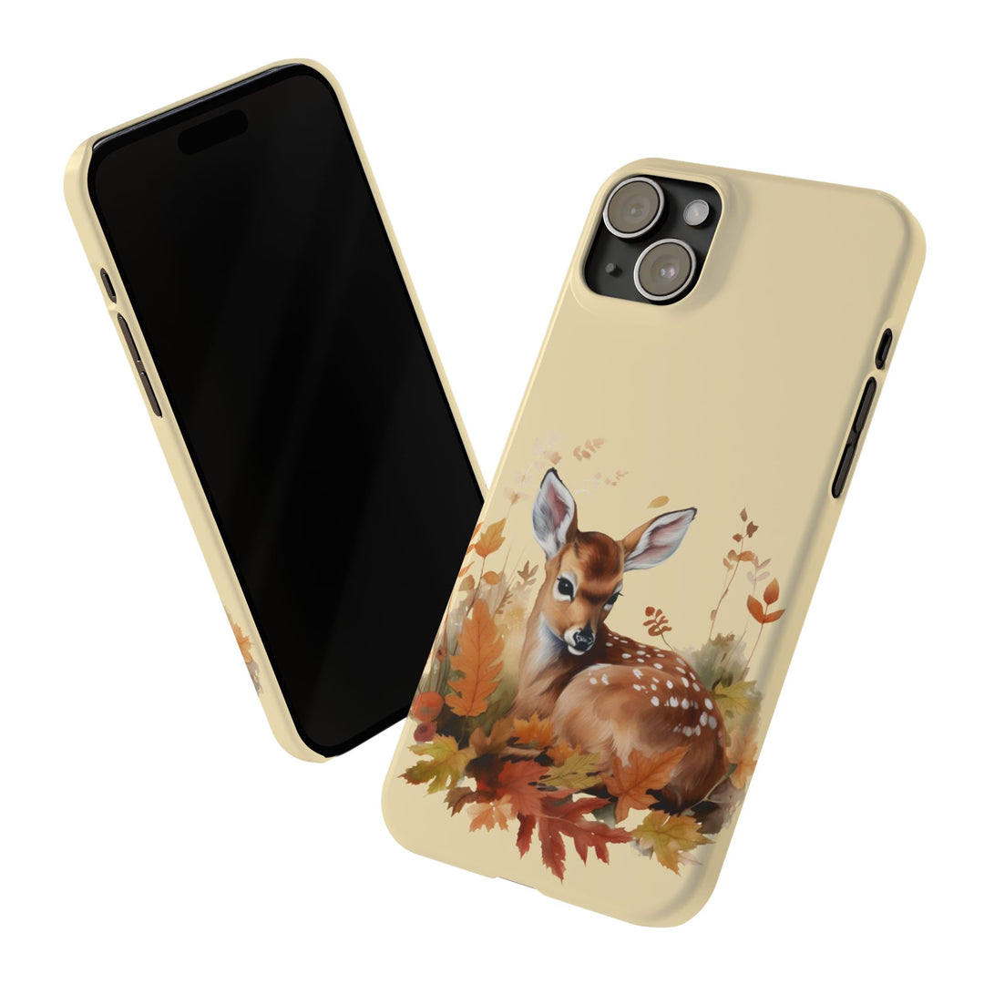 Slim Autumn Fall Deer Gift for Her Cute Phone Cases for Iphone 16 | iPhone 15 Case | iPhone 15 Pro Max Case, Iphone 14, Iphone 14 Pro Max, Iphone 13, Slim - Studio40ParkLane