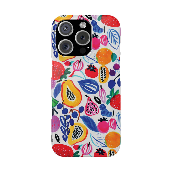 Slim Summer Fruit Cute Phone Case for Iphone 17 | iPhone 16 Case | iPhone 15 Pro Max, Iphone 14, Iphone 14 Pro Max, Iphone 13, Gift for Her