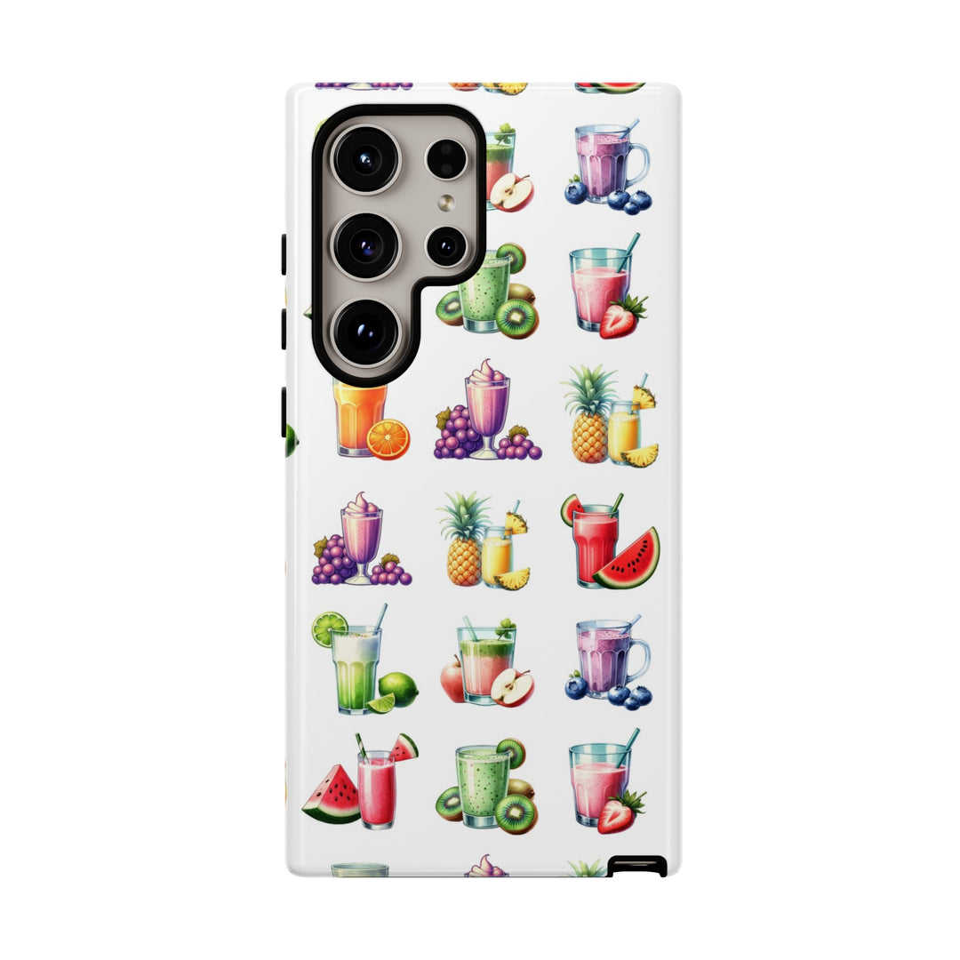Cute Samsung Case | Cool Iphone Case | Tropical Summer Fruit Cocktail, Samsung S24, S23, S22, S21, IPhone 15 Case | Iphone 14 Case, Iphone 13 Case - Studio40ParkLane