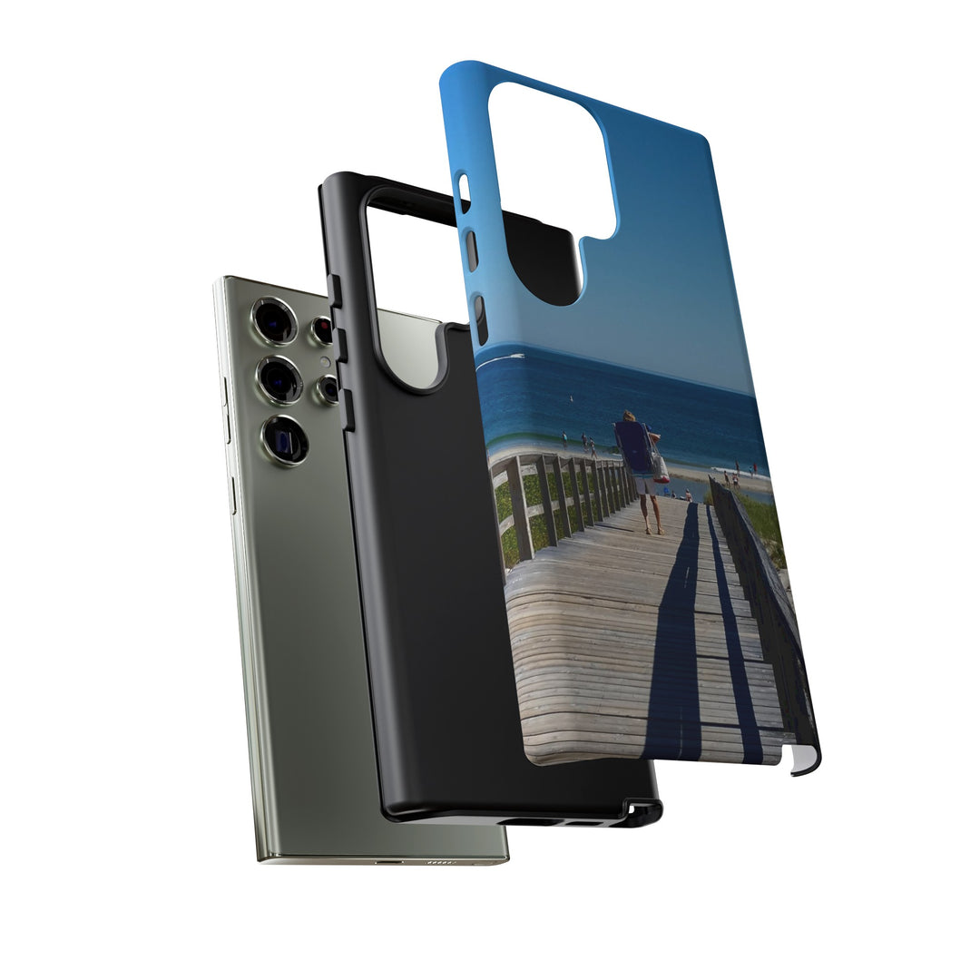 Cute Samsung Case | Cool Iphone Case | Summer Beach Walk, Samsung S24, S23, S22, S21, IPhone 15 Case | Iphone 14 Case, Iphone 13 Case - Studio40ParkLane