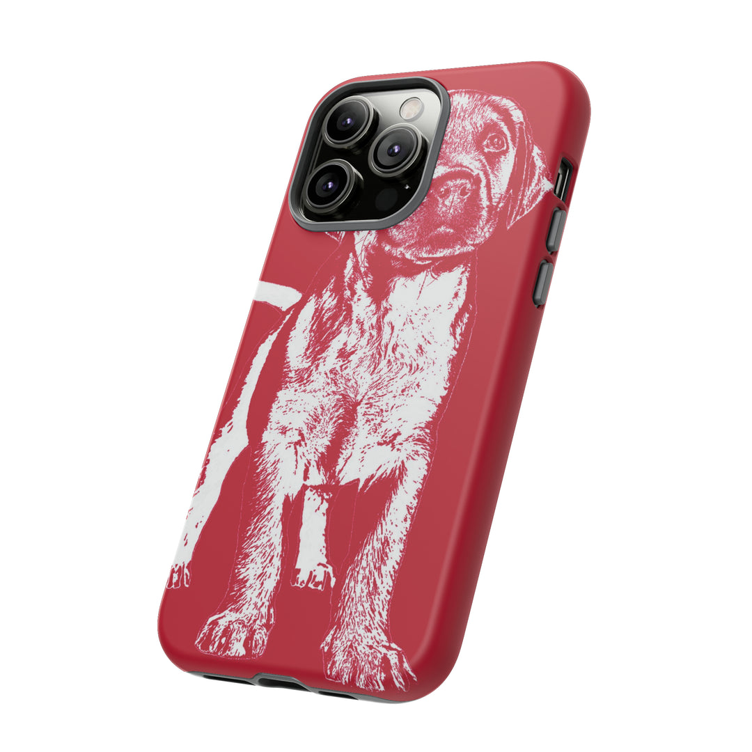 Cute IPhone Case | iPhone 15 Case | iPhone 15 Pro Max Case, Iphone 14 Case, Iphone 14 Pro Max Case IPhone Case for Dog Lovers, Puppy Dog Red - Studio40ParkLane