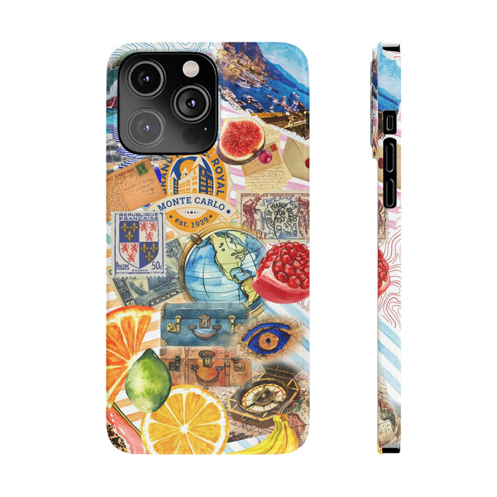 Slim Trendy French Coquette Collage Gift for Her Cute Phone Cases for Iphone 16 Cases | iPhone 15 Case | iPhone 15 Pro Max Case, Iphone 14 Case, Iphone 13, Slim - Studio40ParkLane
