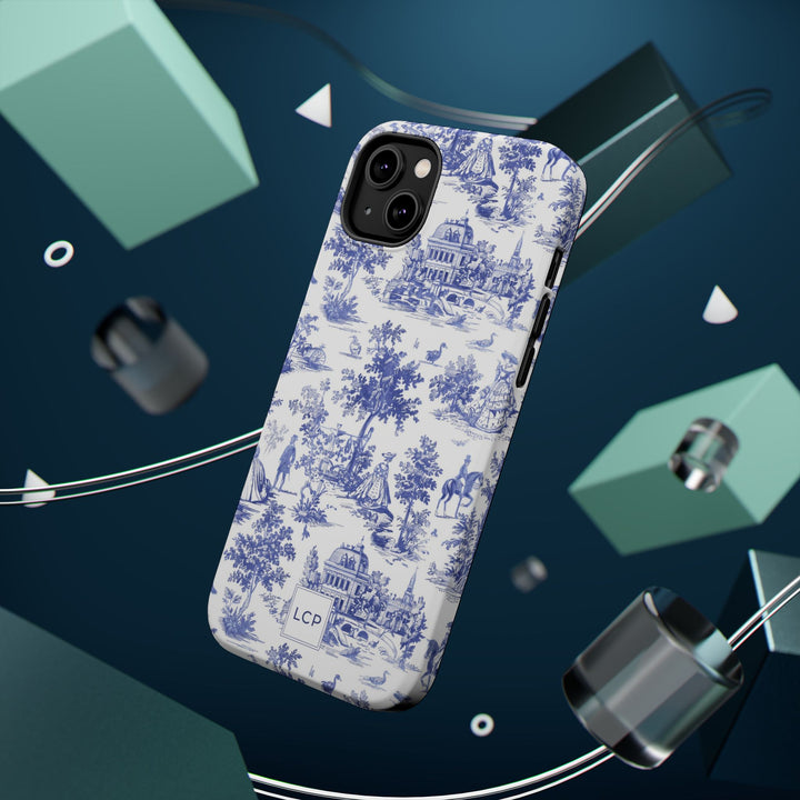 Custom Personalized French Toile Magsafe Phone Case for Iphone 18 - iPhone 17 Pro Max Air Plus 15 14 13 12 11, Samsung Galaxy Phone Cases - Studio40ParkLane