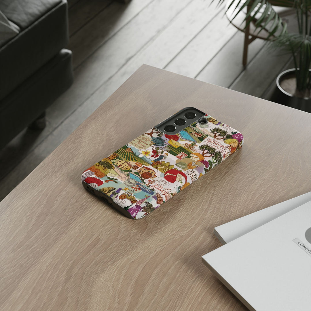Italy Tuscany Coquette Collage Tough Premium Phone Case - For iPhone 17 Pro Max iPhone 16 Pro iPhone 15 Iphone 14 Plus 13 Pro 12 11 10 XR - Studio40ParkLane