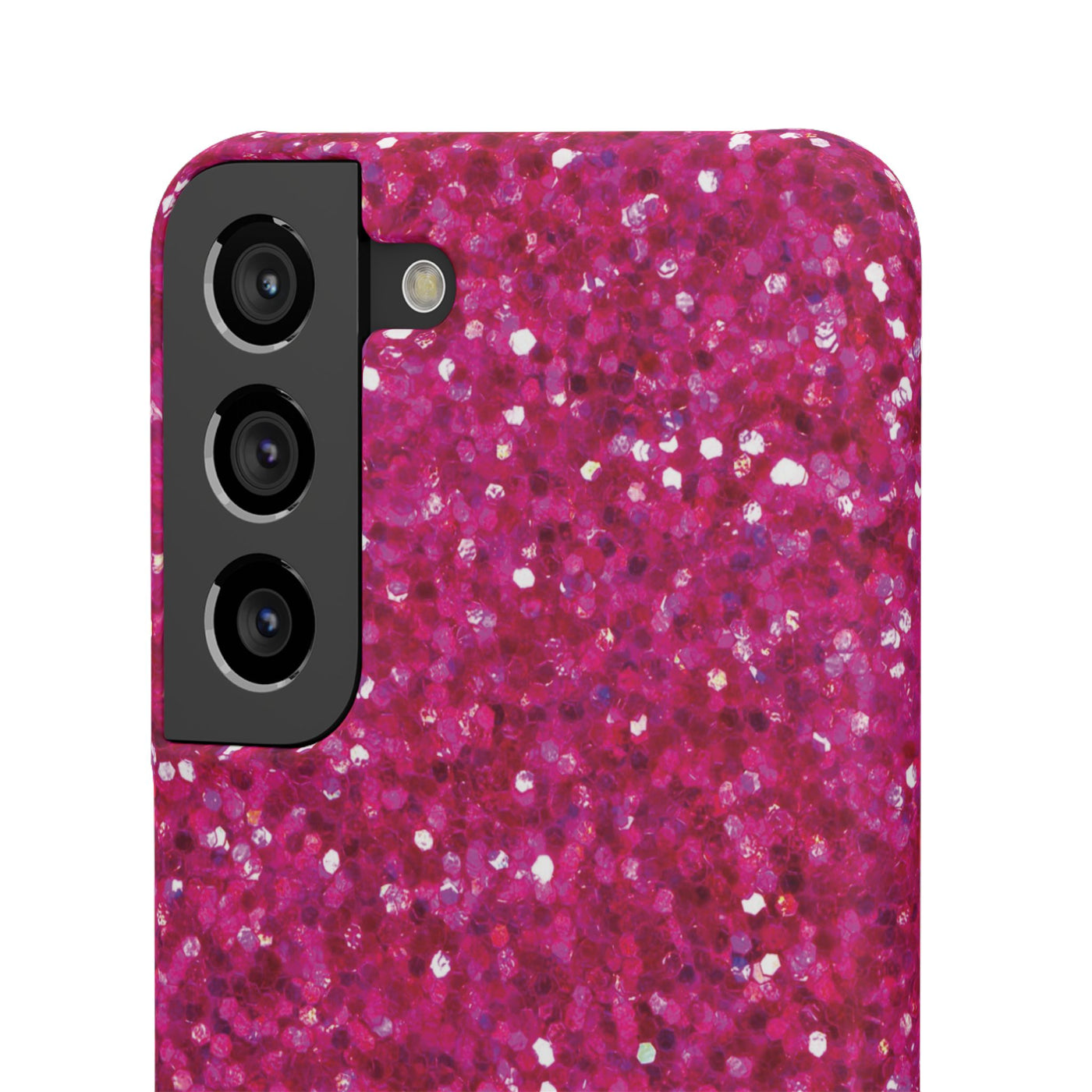 Snap Non-Glitter Muted Pink Play on "Faux" Glitter Effect Cute Phone Cases for Samsung and Iphone, 16, 15, 14, S24, S23, S22, S21, S20, Plus and Ultra