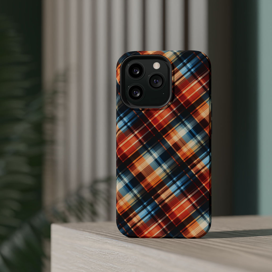 Checkered Plaid Magsafe Gift for Her Cute Phone Case for Iphone, | iPhone 16 | iPhone 15 Pro Max, Iphone 14 Pro Max, 13 12 11 10 9 8 7 - Studio40ParkLane