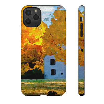 Impact Resistant, Fall Leaves Watercolor, Cute Phone Cases for Samsung S24, S23, S22, S21, IPhone 15 pro Iphone 14 pro Iphone 13 IPhone 12 Iphone 11