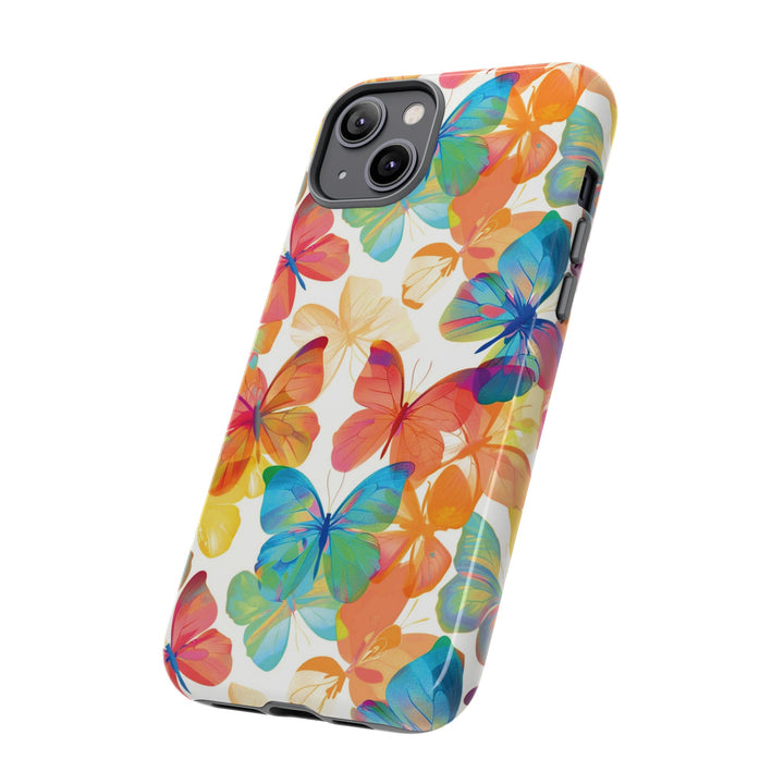 Cute Samsung Case | Cool Iphone Case | Summer Bright Butterflies, Samsung S24, S23, S22, S21, IPhone 15 Case | Iphone 14 Case, Iphone 13 Case - Studio40ParkLane