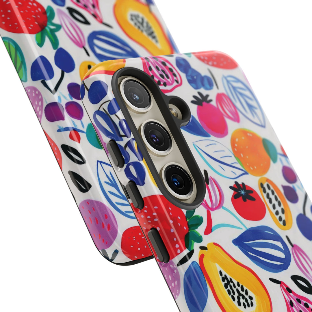 Summer Fruit Cute Tough Phone Case - For Apple iPhone Case 17, 16, 15 Pro Max, 14 Plus, 13 Pro, 12, Samsung Galaxy S26, S25, S24 Plus Ultra - Studio40ParkLane