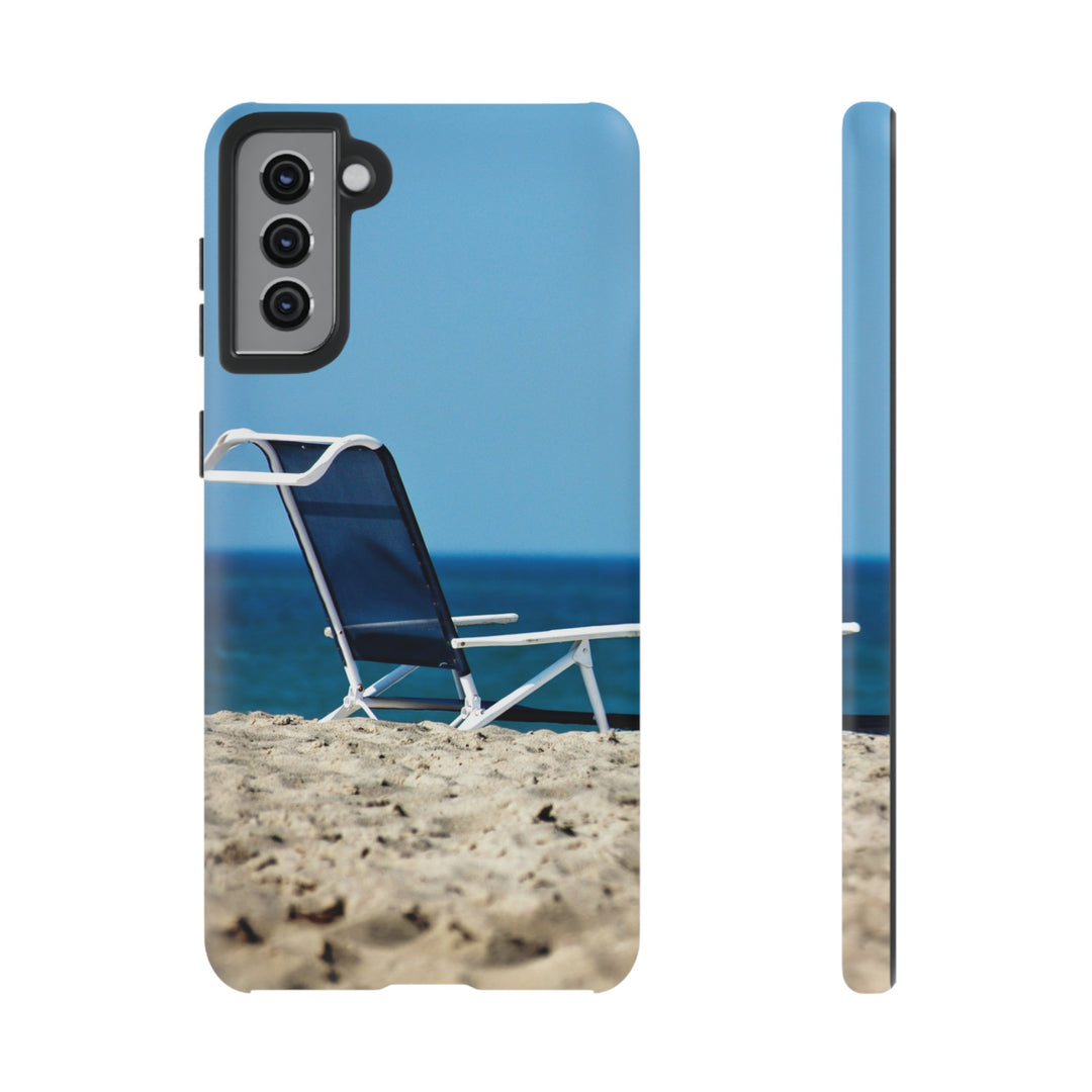 Cute Samsung Case | Cool Iphone Case | Summer Blue Beach Chair, Samsung S24, S23, S22, S21, IPhone 15 Case | Iphone 14 Case, Iphone 13 Case - Studio40ParkLane
