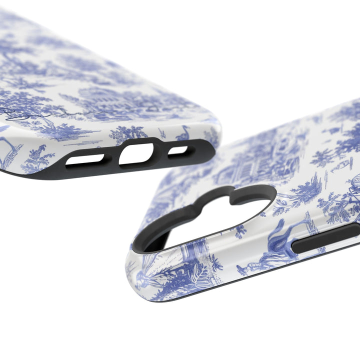 Magsafe French Toile Personalized Initial Custom Gift Cute Phone Cases for Iphone 16 Pro Max | iPhone 15, Pro Max Case, Iphone 14, 13, 12, 11, 10 - Studio40ParkLane