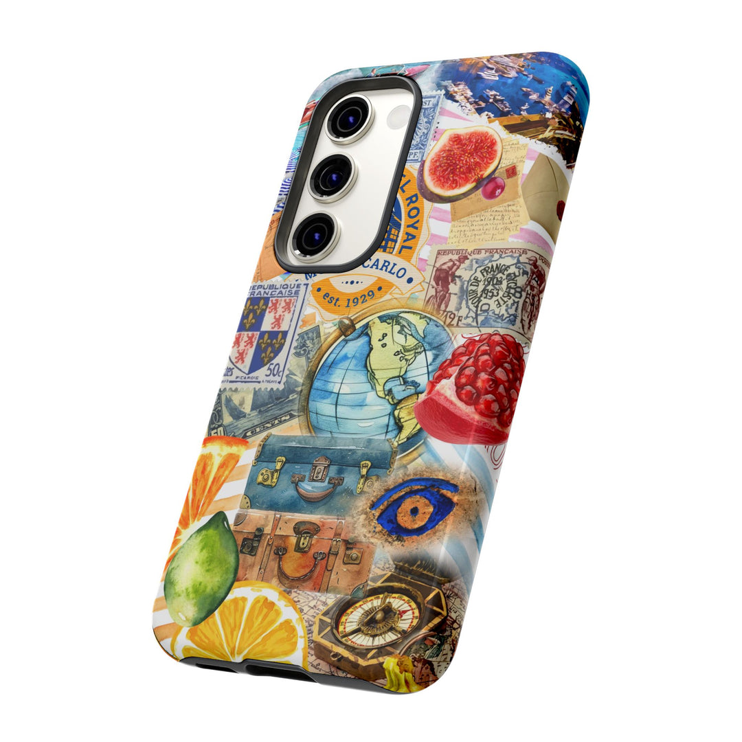 Cute European Summer Collage Phone Case, for IPhone 16 Case | Iphone 15, Iphone 14, IPhone 13 Case, 11 8 7, Samsung Galaxy S24, S23, S22, S21 Extra Protective - Studio40ParkLane