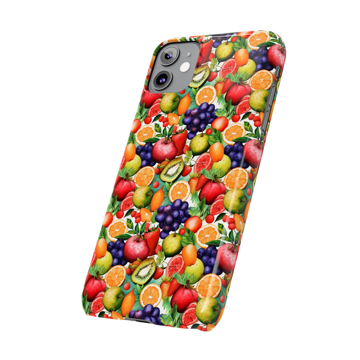 Slim Cute Phone Cases for Iphone  | iPhone 15 Case | iPhone 15 Pro Max Case, Iphone 14, Iphone 14 Pro Max, Iphone 13, Summer Fruit Mix Selection