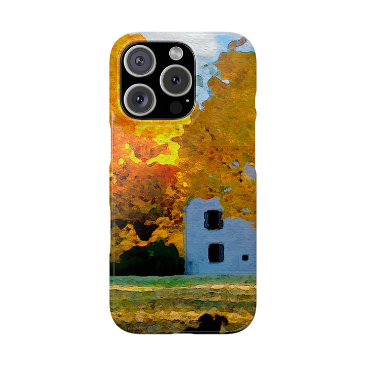 Slim Cute Phone Cases for Iphone - | iPhone 15 Case | iPhone 15 Pro Max Case, Iphone 14 Case, Iphone 14 Pro Max, Iphone 13, New England Fall Leaves - Studio40ParkLane