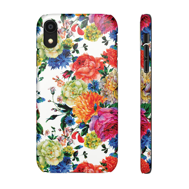 Sleek Snap Colorful Flowers Cute Phone Case for iPhone 16 15 14 13 12 11 X Xs Max Xr Pro Plus Samsung Galaxy S24 S23 S22 S21 S20 Note Ultra