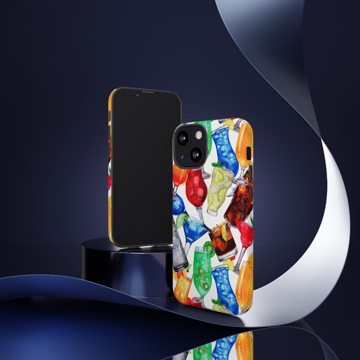 Cute Samsung Case | Cool Iphone Case | Summer Fruit Cocktail, Samsung S24, S23, S22, S21, IPhone 15 Case | Iphone 14 Case, Iphone 13 Case - Studio40ParkLane