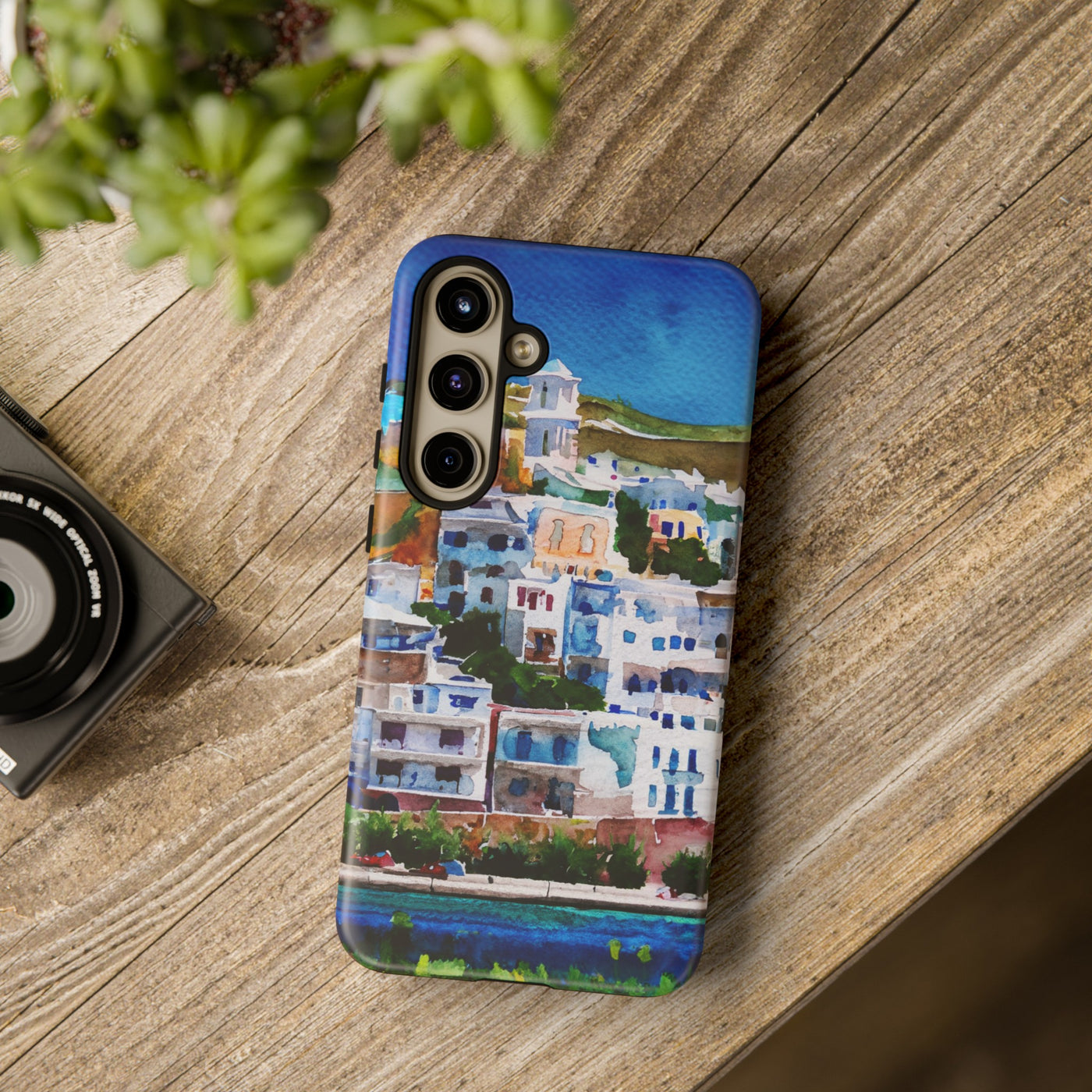 Impact Resistant, Greece House, Cute Phone Cases for Samsung S24, S23, S22, S21, IPhone 15 pro Iphone 14 pro Iphone 13 IPhone 12 Iphone 11