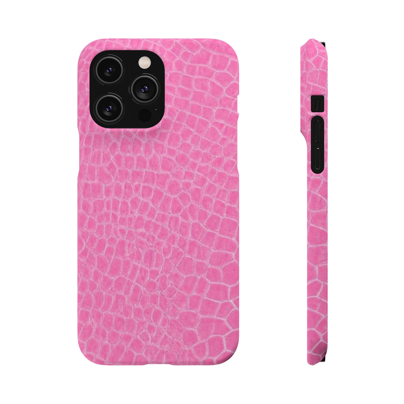 Snap Non Leather Pink Color Pattern Gift for Her Cute Phone Cases for Samsung Galaxy S24, S23, S22, S21, S20, Plus, Ultra, Iphone 16, 15, 14, Pro and Max - Studio40ParkLane