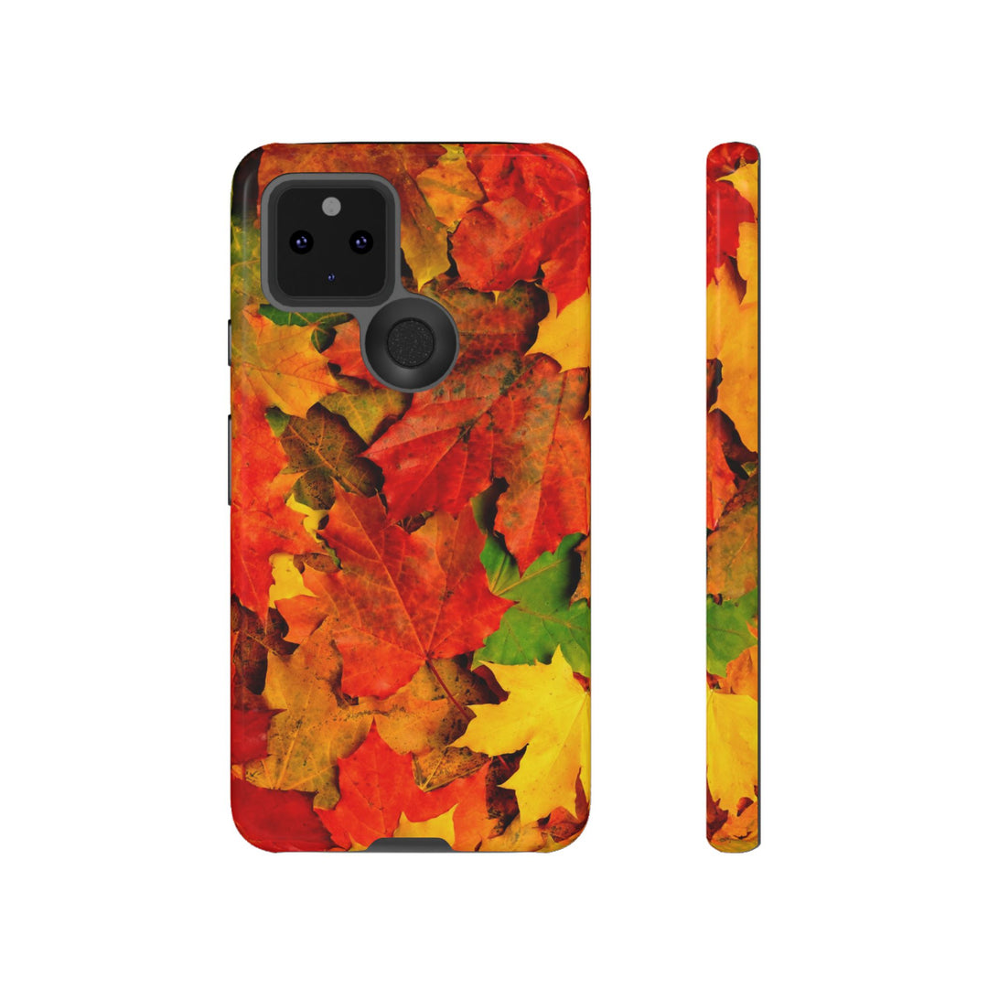Fall Leaves Impact Resistant, Cute Phone Cases for Samsung S24, S23, S22, S21, IPhone 15 pro Iphone 14 pro Iphone 13 IPhone 12 Iphone 11 - Studio40ParkLane
