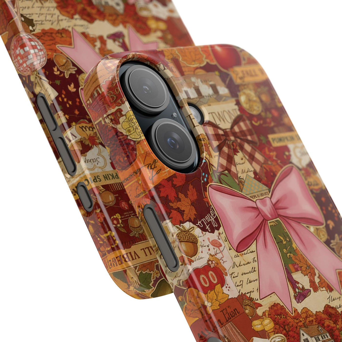 New England fall Coquette Collage Cute Phone Case for Iphone 16 - | iPhone 15 Pro Max Case | iPhone 14 Case Iphone 13 12 11 10 9 8 7 X XS - Studio40ParkLane