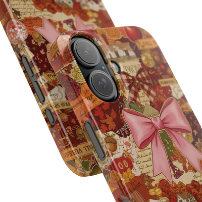 New England fall Coquette Collage Cute Phone Case for Iphone 16 - | iPhone 15 Pro Max Case | iPhone 14 Case Iphone 13 12 11 10 9 8 7 X XS - Studio40ParkLane