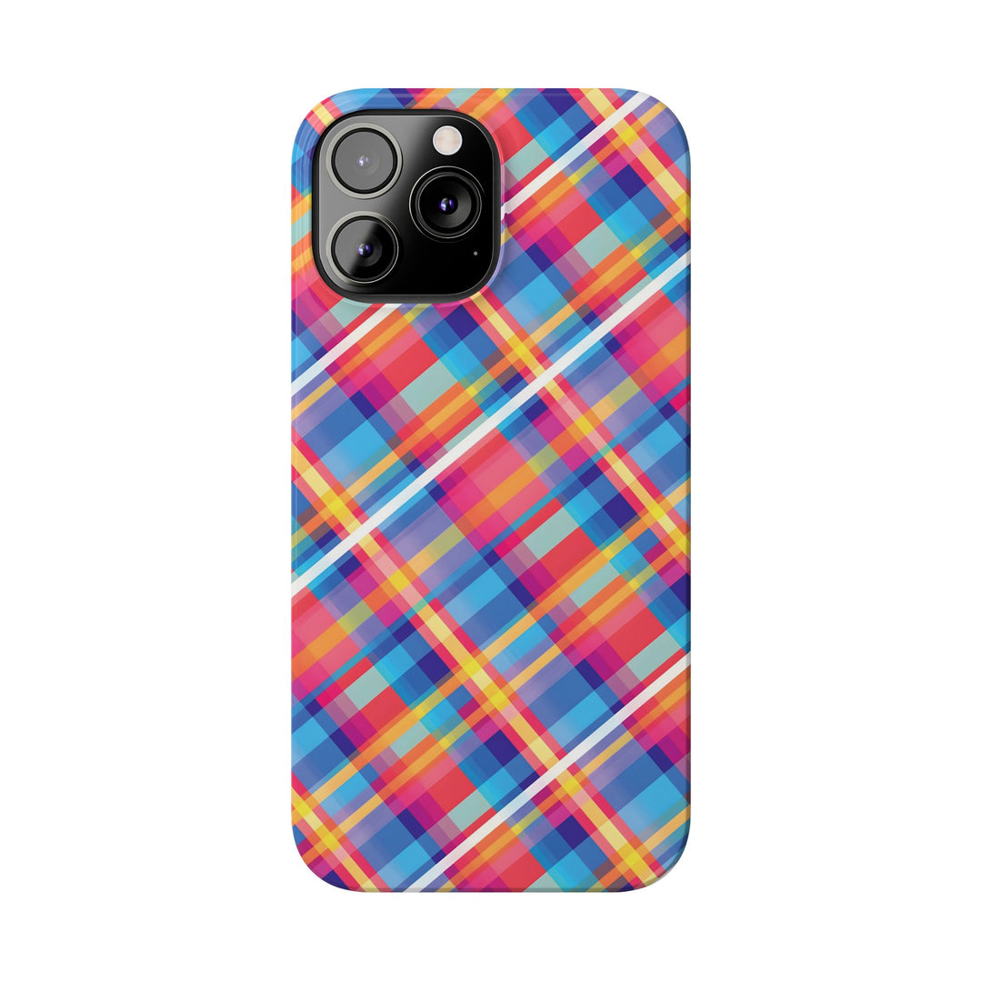 Slim Checkered Plaid Gift for Her Cute Phone Cases for Iphone 16 Pro Max | iPhone 15 Case | iPhone 15 Pro Max Case, Iphone 14, 13, 12, 11, 10, 8, 7 - Studio40ParkLane