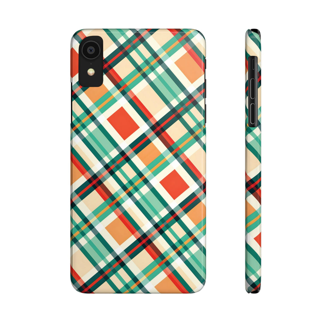 Slim Checkered Plaid Gift for Her Cute Phone Cases for Iphone 16 Pro Max | iPhone 15 Case | iPhone 15 Pro Max Case, Iphone 14, 13, 12, 11, 10, 8, 7 - Studio40ParkLane