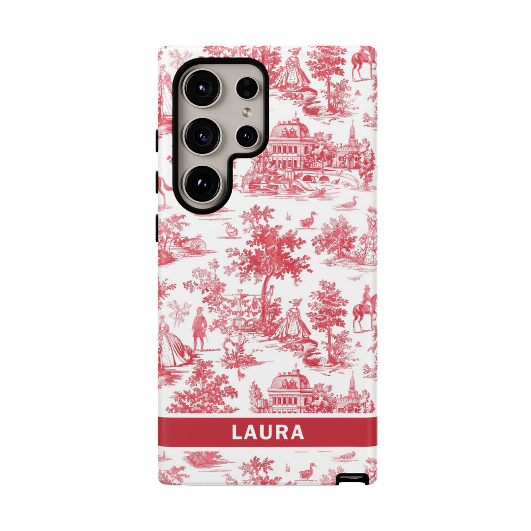 Premium Tough Personalized Initial Custom Gift Cute Phone Cases for Samsung Galaxy S24, S23, S22, S21 Plus, Ultra, Iphone 16, 15, 14 Pro Max - Studio40ParkLane