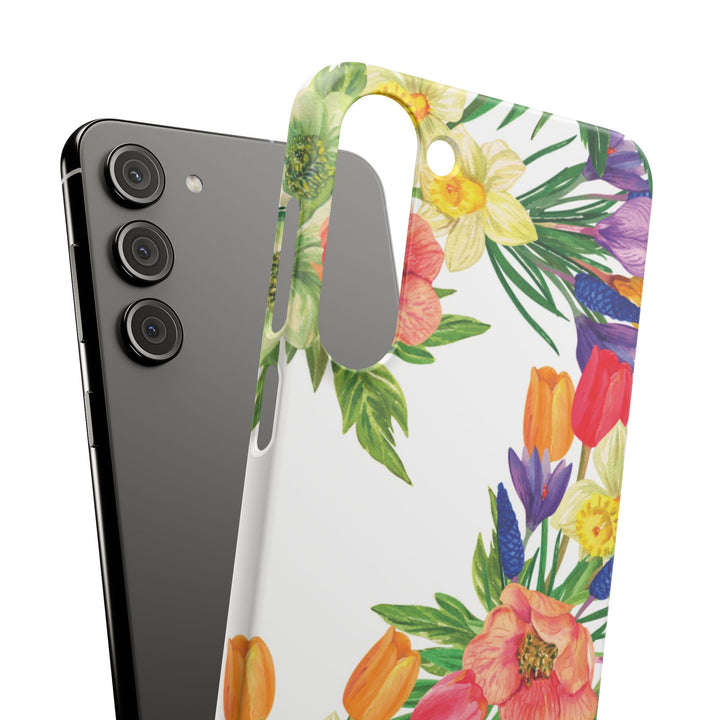 Sleek Snap Spring Summer Flowers Cute Phone Case for iPhone 16 15 14 13 12 11 X Xs Max Xr Pro Plus Samsung Galaxy S24 S23 S22 S21 S20 Ultra