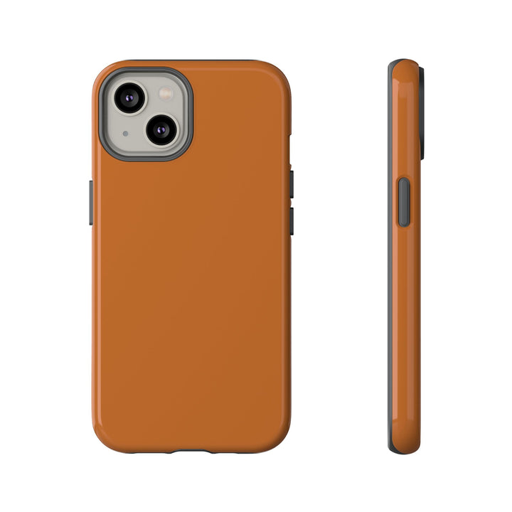 Premium Tough Rusty Brown Orange Gift for Her Cute Phone Cases for Samsung S25 S24, S23, S22, S21, Iphone, 16, 15, 14, 13 Pro Max Ultra - Studio40ParkLane