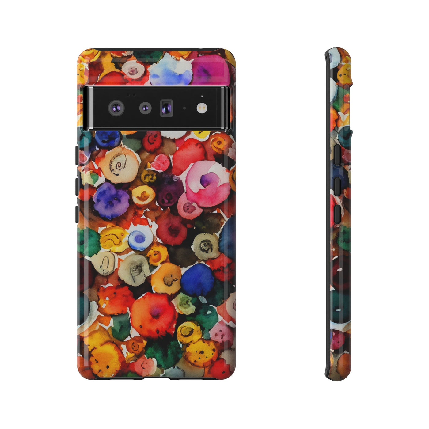 Impact Resistant, Fall Colors Buttons, Cute Phone Cases for Samsung S24, S23, S22, S21, IPhone 15 pro Iphone 14 pro Iphone 13 IPhone 12 Iphone 11