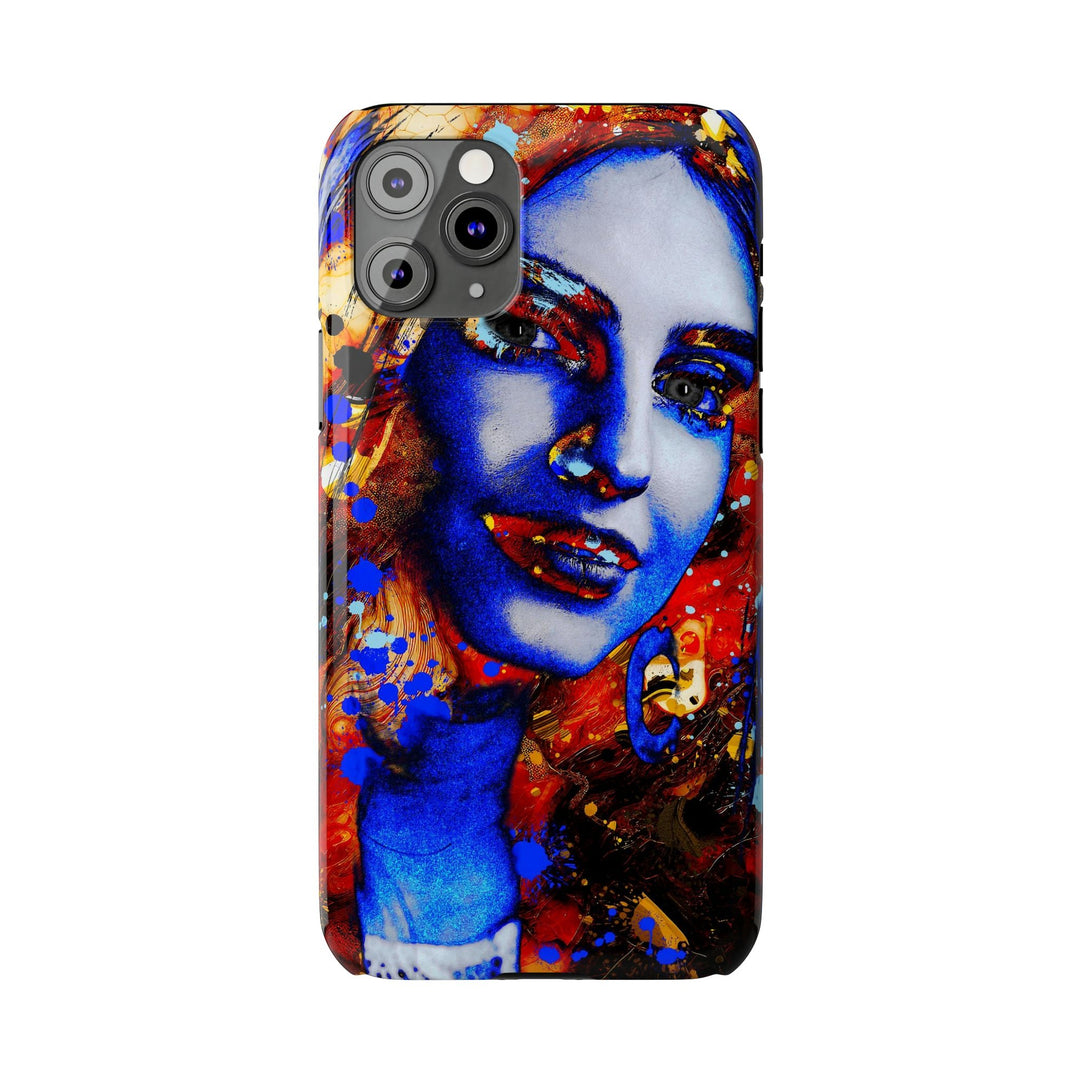 Slim Cute Phone Cases for Iphone - | iPhone 15 Case | iPhone 15 Pro Max Case, Iphone 14 Case, Iphone 14 Pro Max, Iphone 13, Marble Splash Face - Studio40ParkLane